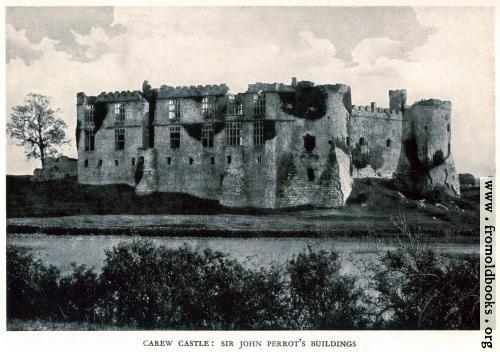 [Picture: Carew Castle: Sir John Perrot’s Building]