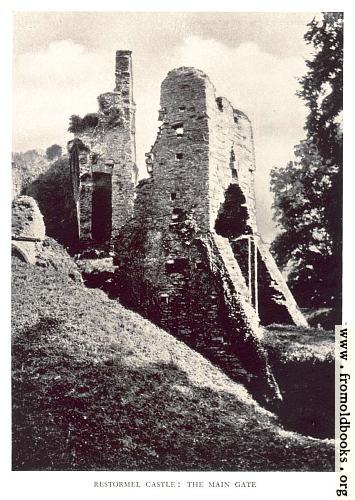 [Picture: Restormel Castle, the Main Gate]