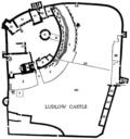 Plan of Ludlow Castle