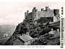 [picture: Harlech Castle: View from South West]