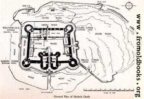 [picture: Harlech Castle: Ground plan]