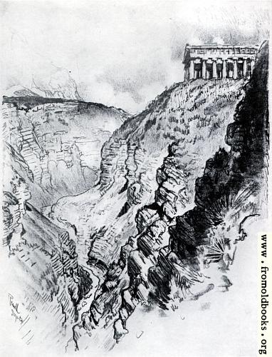 [Picture: III. The Temple Over the Canyon, Segesta]