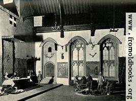 [picture: Reconstructed Interior of Fourteenth-century Hall (Penshurst, Kent).]