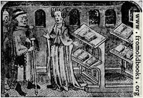 [picture: A Display of Manuscripts on Reading Desks.]