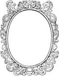 [Picture: Oval frame, scalloped]