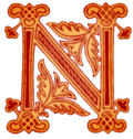 [Picture: Fig. 99 No. 8.—Anglo-Saxon Initial letter N]