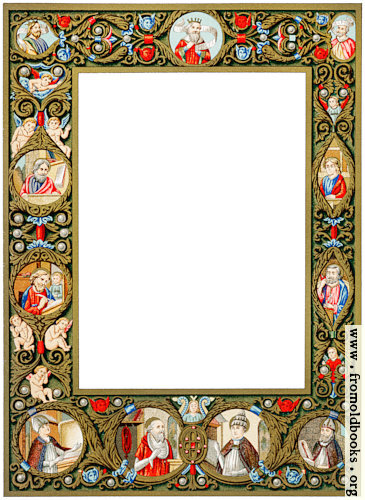 [Picture: Fifteenth Century Manuscript Border With Jewels]
