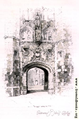 [Picture: Gateway of St. John’s College, Cambridge]