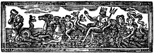 [Picture: Chapter Heading Woodcut featuring Neptune and Mermaids]