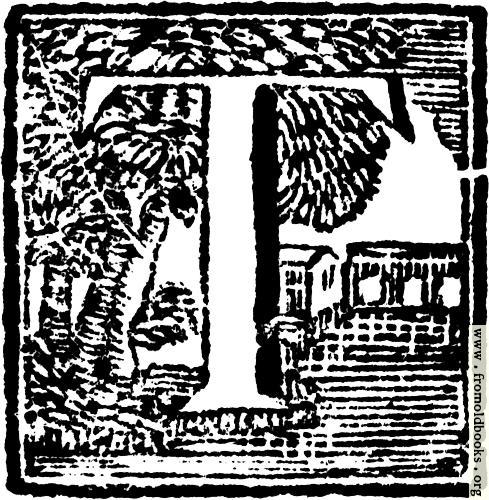 [Picture: Initial Letter T Woodcut]