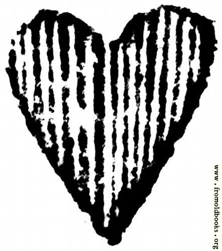 [Picture: Detail: engraved heart]