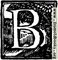 [picture: Initial letter B Woodcut]