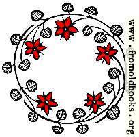 [picture: Roundel with roses and thorns]