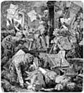 [Picture: Destroction of Printing Presses in Mayence]