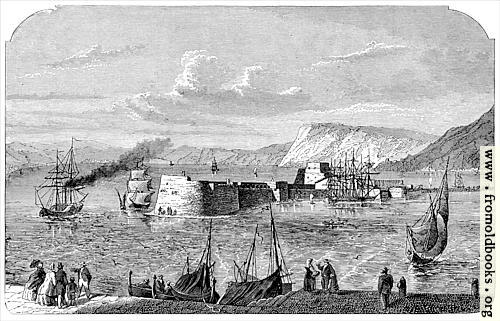 [Picture: Entrance to the harbour of Messina.]