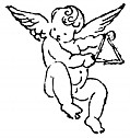 [Picture: Cherub with Triangle]