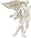 [Picture: Isolated Angel Drawing]