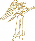 [Picture: angel with violin]