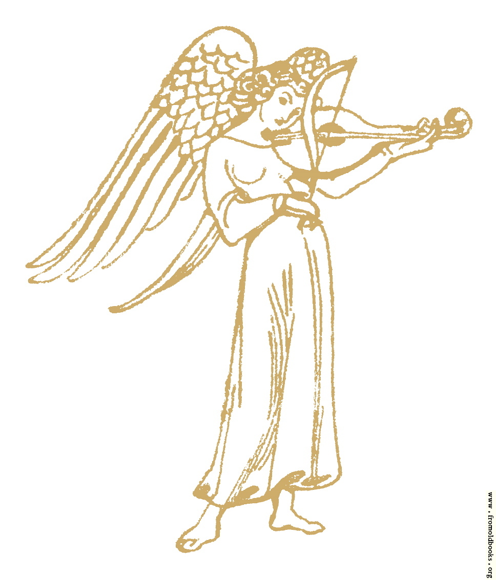 [Picture: angel with violin]