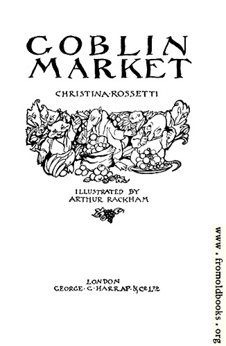 [Picture: Goblin Market Title Page]