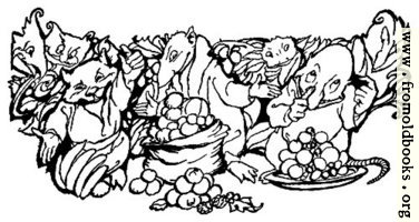 [picture: Goblins with bowls of fruit]