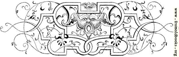 Tailpiece with grotesque gargoyle figure