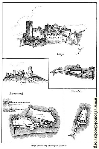 [Picture: Castles 8: Khaya, Starhemberg, Grundriss von Lichtenfels]