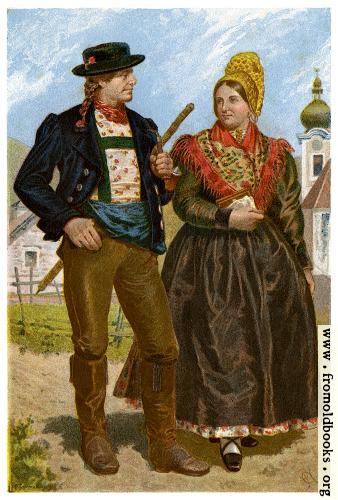 [Picture: Farmer and his Wife, Ybbstal Valley]