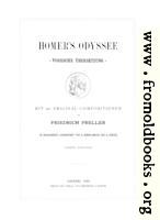 Title page from Homers Odyssey