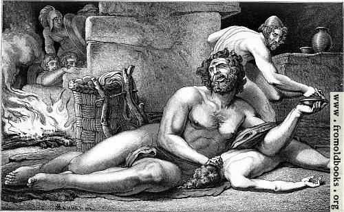 [Picture: Odysseus und Polyphem]