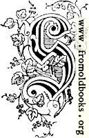 [picture: Foliated Initial Letter S]