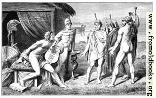 [picture: Achilles und die Gesandten der Griechen]