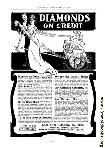 [Picture: Old Advert: Diamonds on Credit]