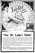 [Picture: Old Advert: For My Lady’s Toilet]