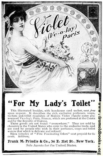 [Picture: Old Advert: For My Lady’s Toilet]