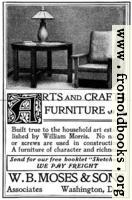 Old Advert: Arts and Crafts Furniture