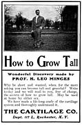 [Picture: Old Advert: How to Grow Tall]