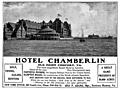 [Picture: Old Advert: Hotel Chamberlin]