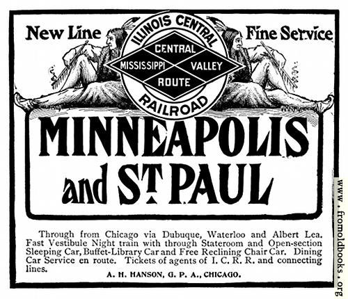 [Picture: Old Advert: Illinois Central Railroad]