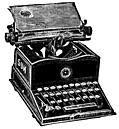 Antique typewriter