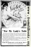 [picture: Old Advert: For My Lady's Toilet]