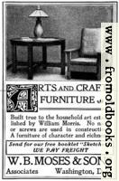 [picture: Old Advert: Arts and Crafts Furniture]