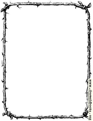 [Picture: Border of twigs (US Letter Sized Version)]