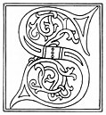 [Picture: clipart: initial letter S from late 15th century printed book]