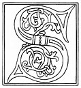 [Picture: clipart: initial letter S from late 15th century printed book]