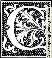 clipart: initial letter C from beginning of the 16th Century