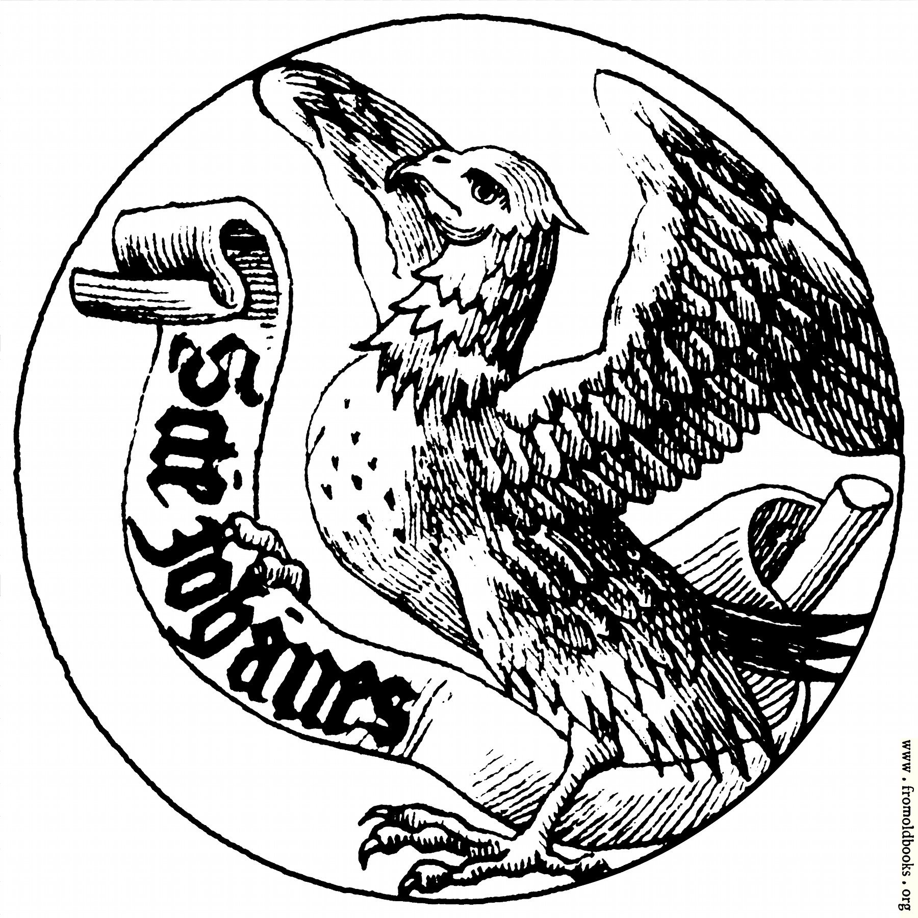 [Picture: Badge of Saint John the Evangelist]