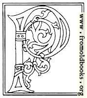 [picture: clipart: initial letter P from late 15th century printed book]