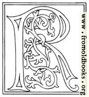 [picture: clipart: initial letter R from late 15th century printed book]