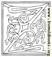 [picture: clipart: initial letter Z from late 15th century printed book]